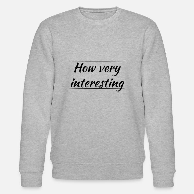 How very interesting - Stanley/Stella Unisex Bio-Sweatshirt CHANGER  - Grau meliert