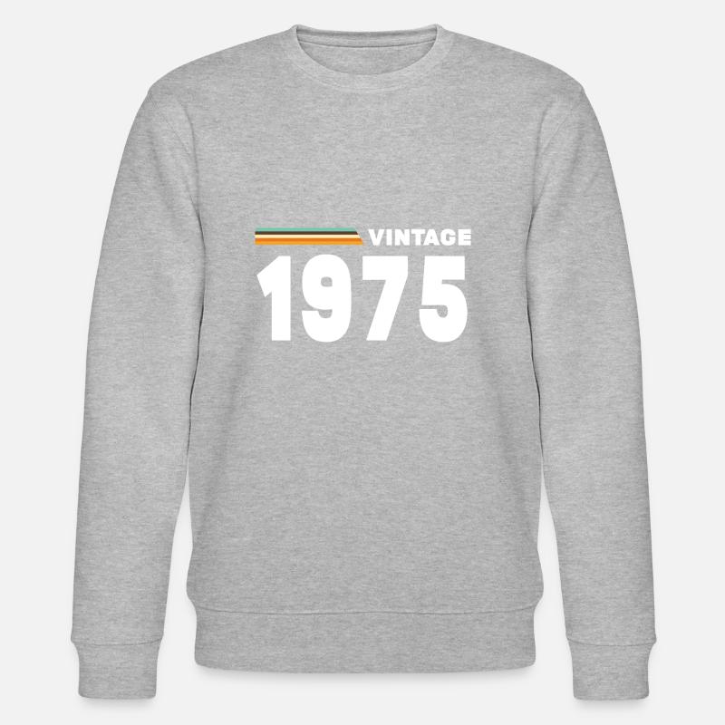 Millésime 1975 - Sweat bio CHANGER Stanley/Stella Unisexe - gris chiné