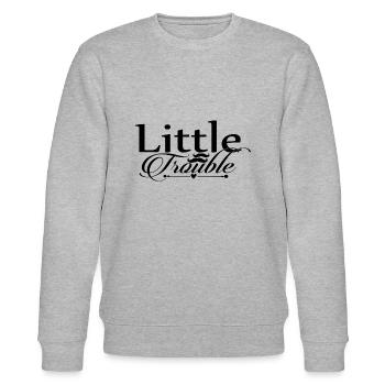 Little Trouble - Stanley/Stella Unisex Bio-Sweatshirt CHANGER  - Grau meliert - Vorne - Nik (191cm) & Marisol (170cm)
