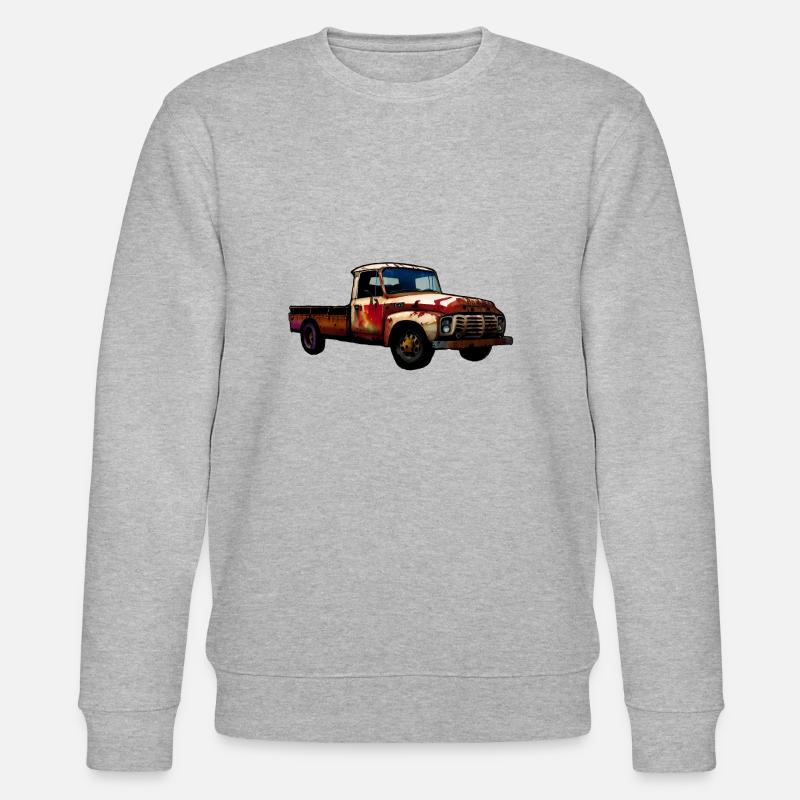 Rostiger Pickup - Stanley/Stella Unisex Bio-Sweatshirt CHANGER  - Grau meliert