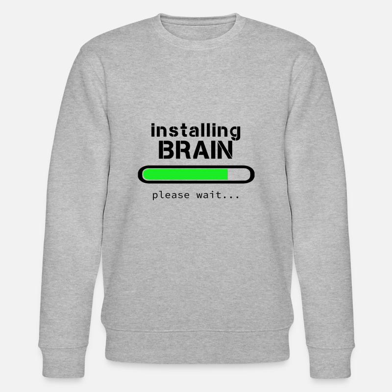 Installation von Brain - Stanley/Stella Unisex Bio-Sweatshirt CHANGER  - Grau meliert