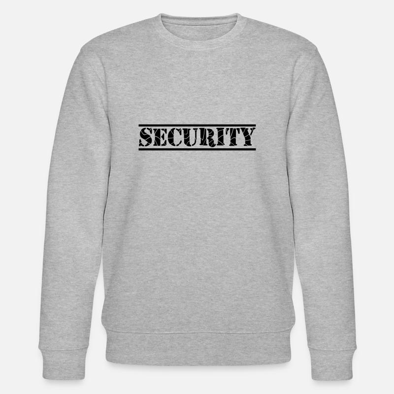 Security Lines Design - Sweat bio CHANGER Stanley/Stella Unisexe - gris chiné