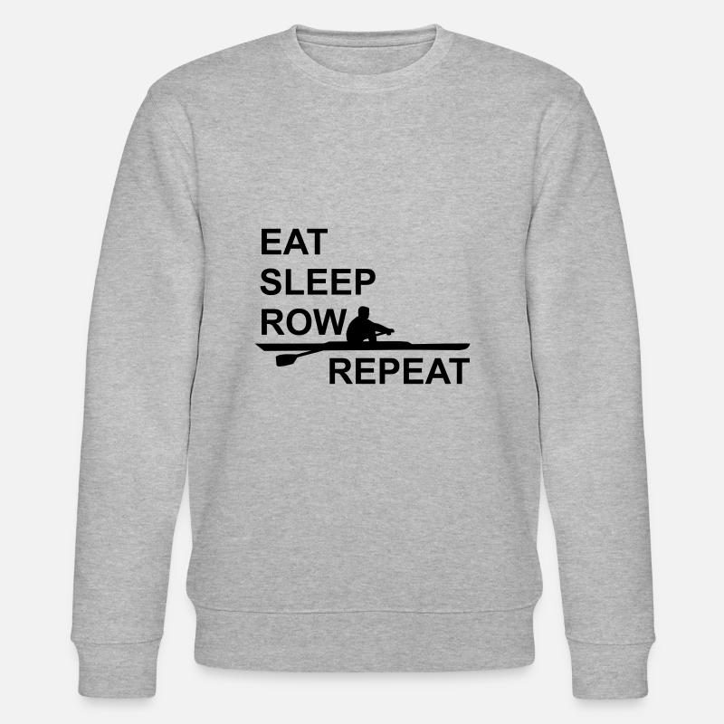 Rudern, ruderer - Stanley/Stella Unisex Bio-Sweatshirt CHANGER - Grau meliert