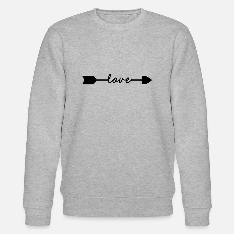 Love - Stanley/Stella CHANGER Unisex Organic Sweatshirt - heather grey