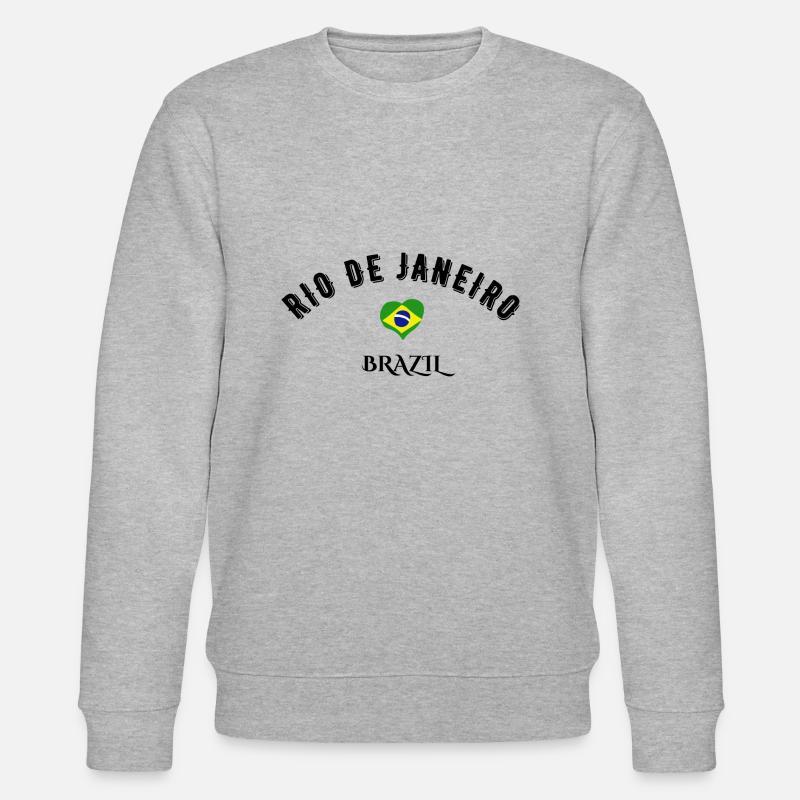 Rio de Janeiro Brasilien - Stanley/Stella Unisex Bio-Sweatshirt CHANGER  - Grau meliert