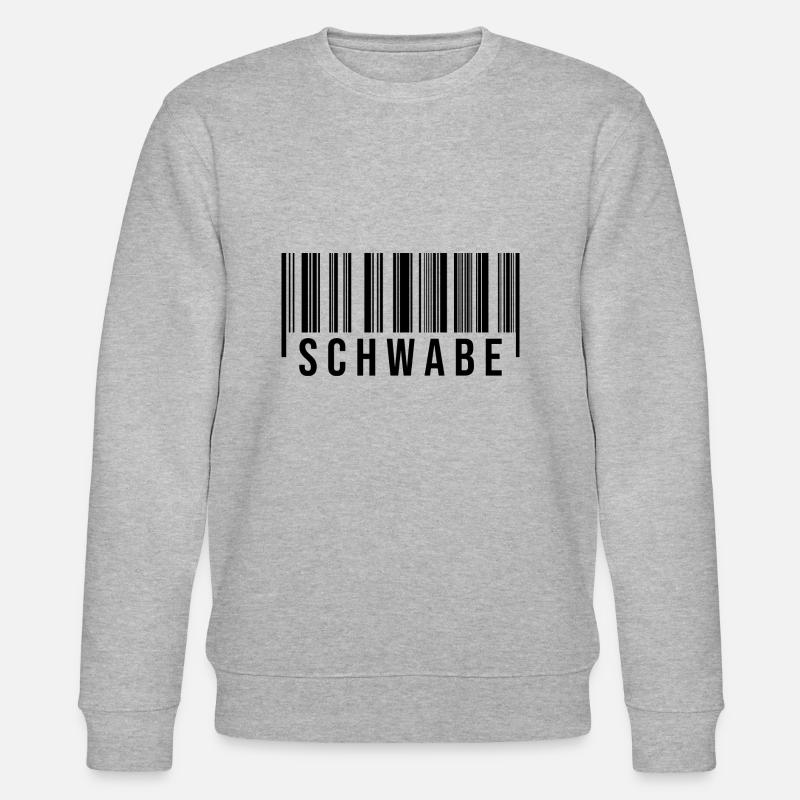 Schwabe Strichcode - Stanley/Stella Unisex Bio-Sweatshirt CHANGER  - Grau meliert