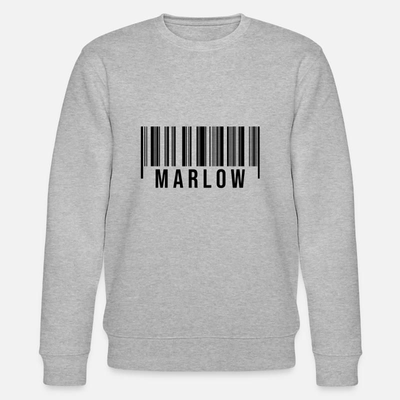 Marlow Strichcode - Stanley/Stella Unisex Bio-Sweatshirt CHANGER  - Grau meliert