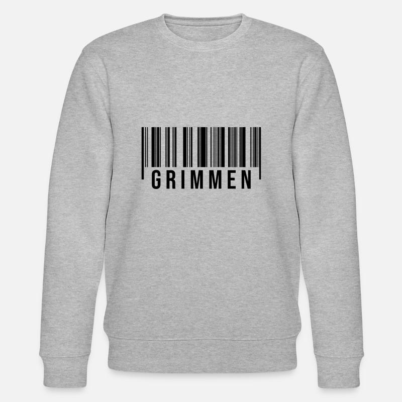 Grimmen Strichcode - Stanley/Stella Unisex Bio-Sweatshirt CHANGER  - Grau meliert