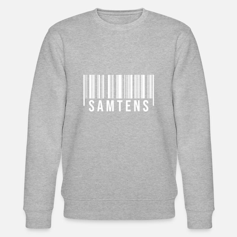 Samtens Strichcode - Stanley/Stella Unisex Bio-Sweatshirt CHANGER  - Grau meliert