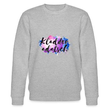 Kladderadatsch - Stanley/Stella Unisex Bio-Sweatshirt CHANGER  - Grau meliert - Vorne - Nik (191cm) & Marisol (170cm)