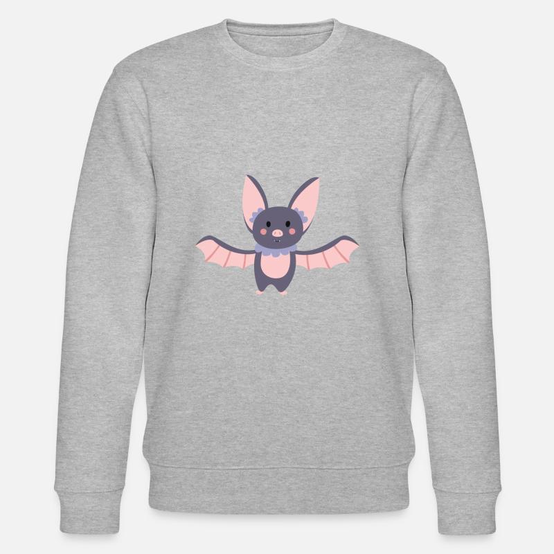 bat - Stanley/Stella CHANGER Unisex Organic Sweatshirt - heather grey