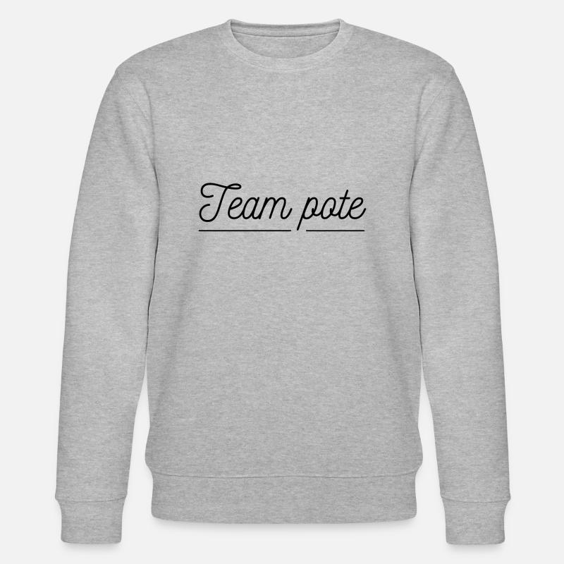 Team Kumpel, Kumpels. - Stanley/Stella Unisex Bio-Sweatshirt CHANGER  - Grau meliert