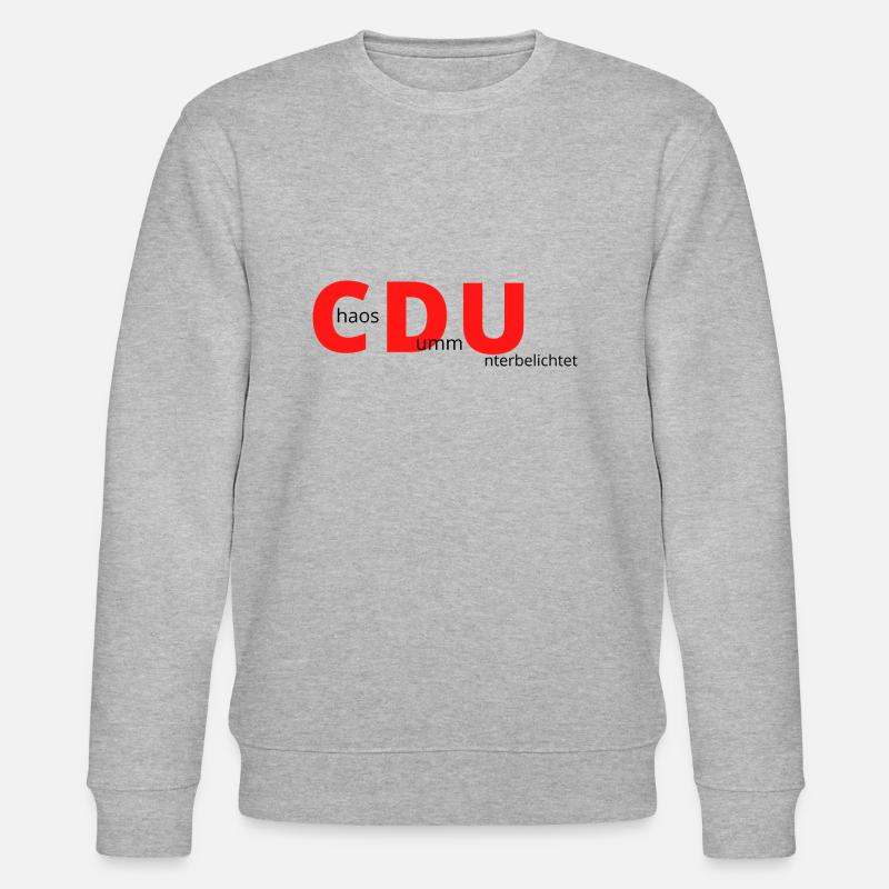 CDU - Stanley/Stella Unisex Bio-Sweatshirt CHANGER  - Grau meliert