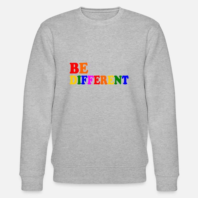 Be different - Stanley/Stella CHANGER Unisex Organic Sweatshirt - heather grey