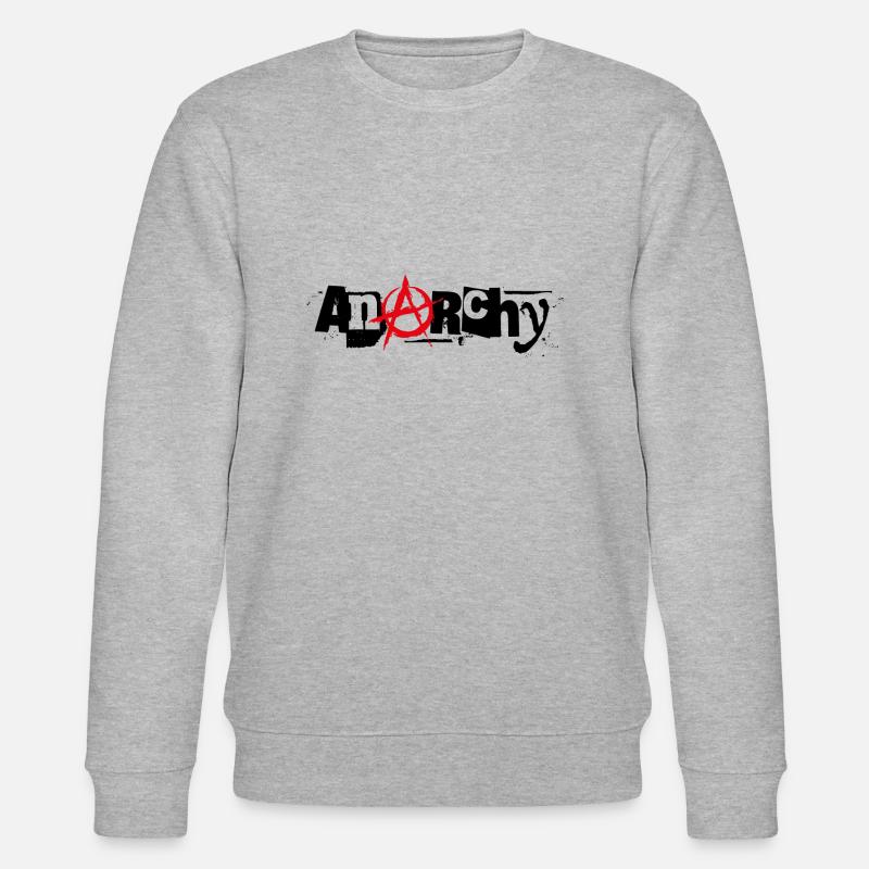 Anarchy - Stanley/Stella Unisex Bio-Sweatshirt CHANGER  - Grau meliert
