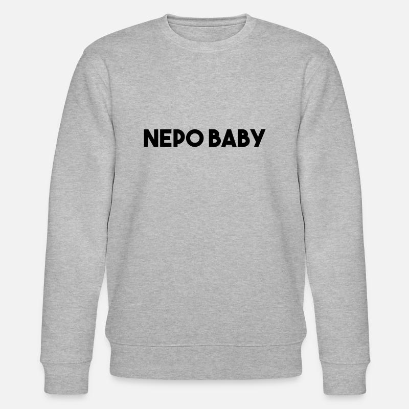 Nepo Baby - Stanley/Stella Unisex Bio-Sweatshirt CHANGER  - Grau meliert