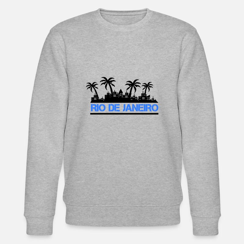 rio de janeiro - Stanley/Stella Unisex Bio-Sweatshirt CHANGER  - Grau meliert