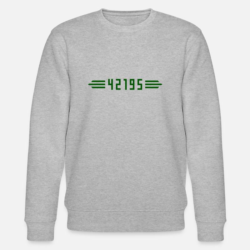 Marathon 42195 Meter - Stanley/Stella Unisex Bio-Sweatshirt CHANGER  - Grau meliert