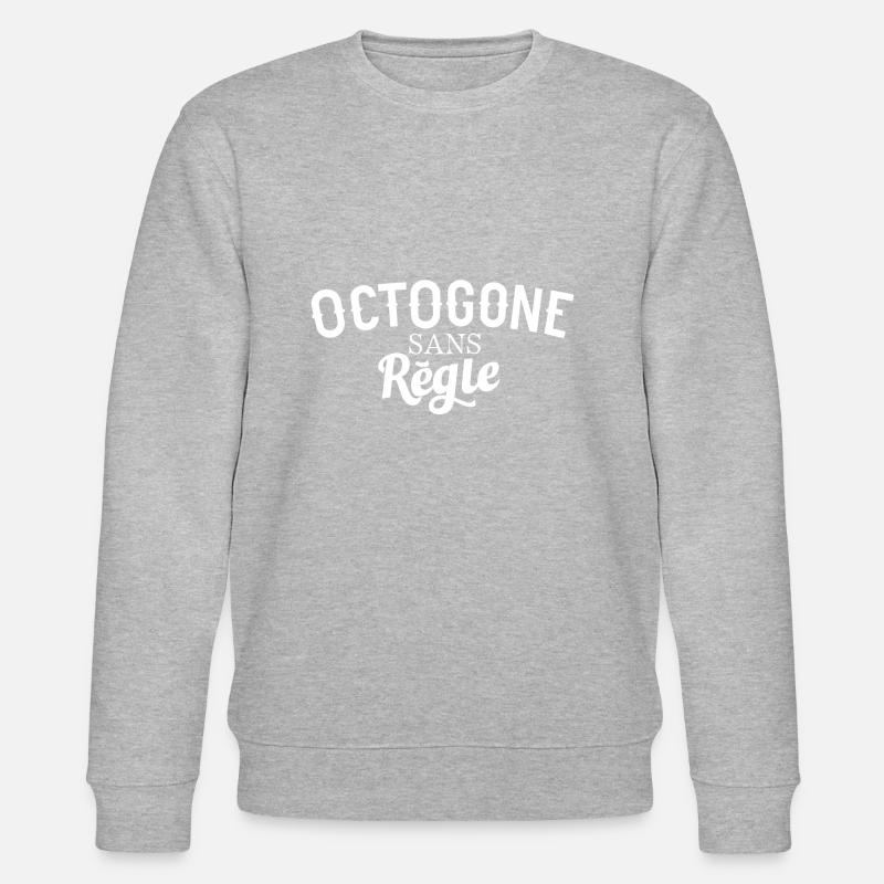 Octogone sans règle - Sweat bio CHANGER Stanley/Stella Unisexe - gris chiné