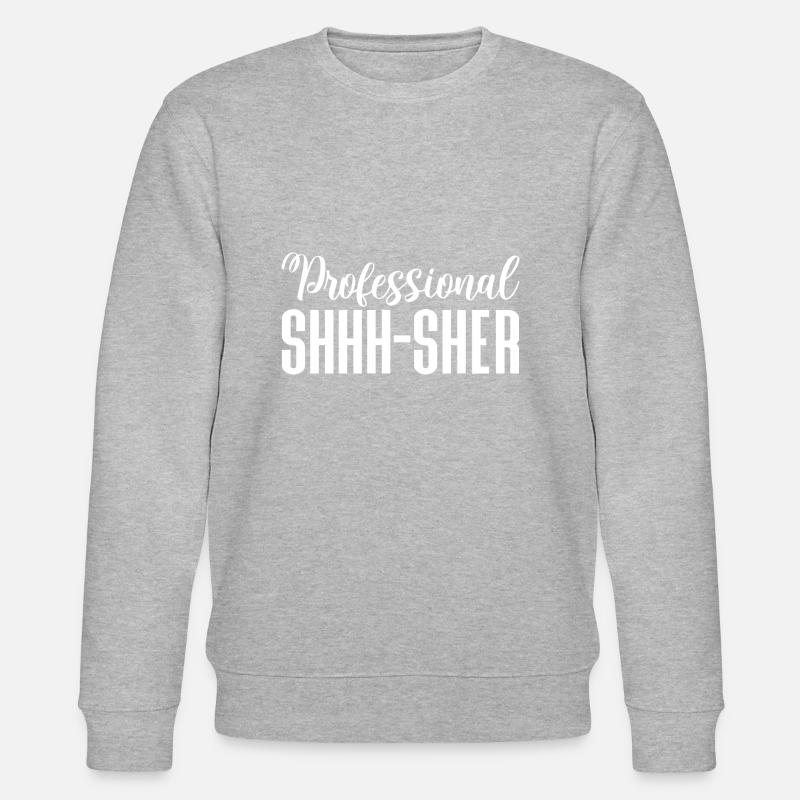 Chut professionnel - Sweat bio CHANGER Stanley/Stella Unisexe - gris chiné