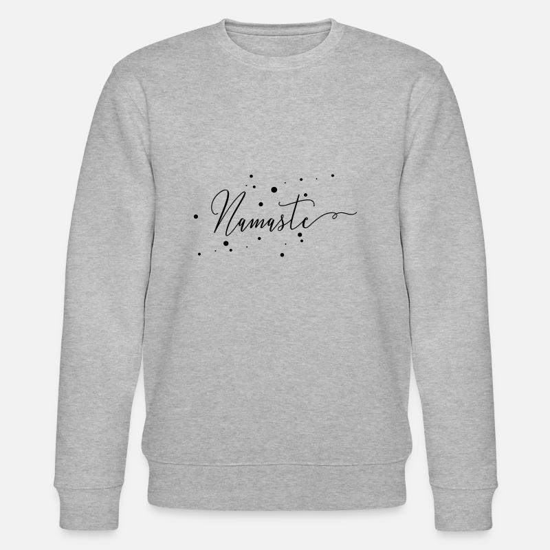 (namaste) - Stanley/Stella Unisex Bio-Sweatshirt CHANGER  - Grau meliert