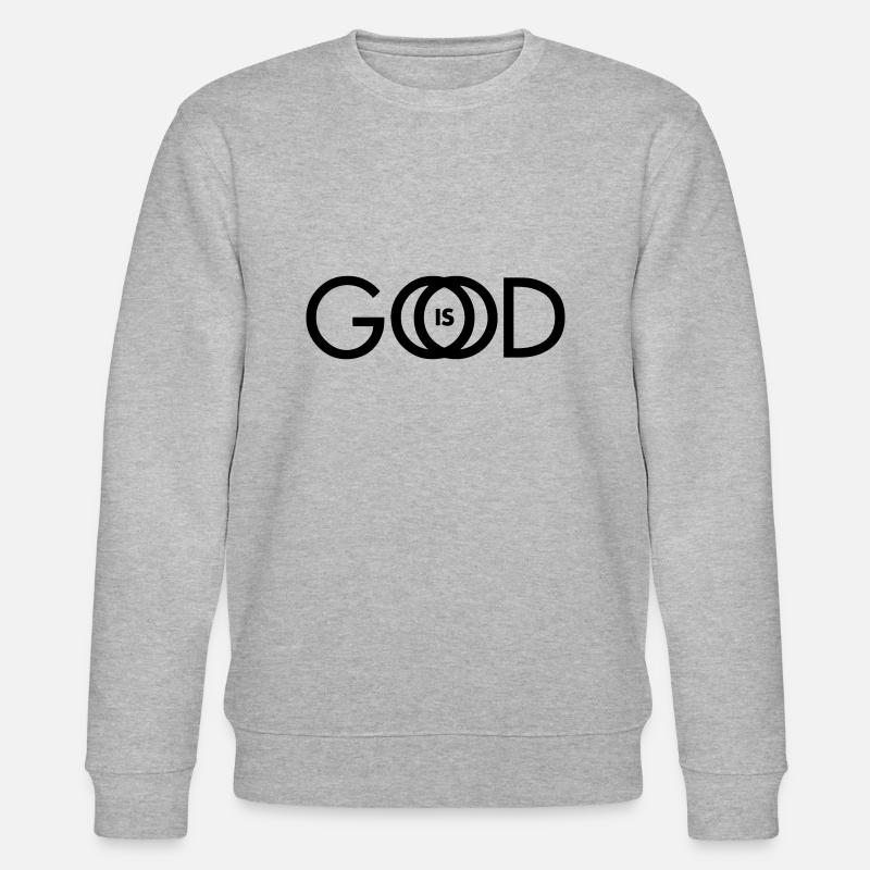 GOTT IST GUT - Stanley/Stella Unisex Bio-Sweatshirt CHANGER  - Grau meliert