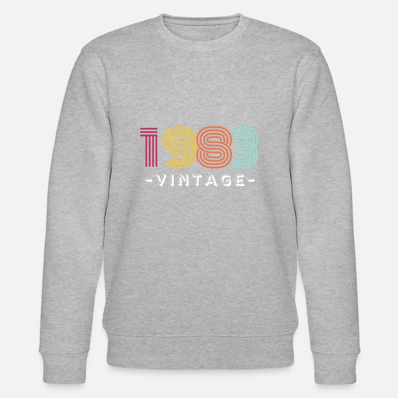 Millésime 1983 - Sweat bio CHANGER Stanley/Stella Unisexe - gris chiné