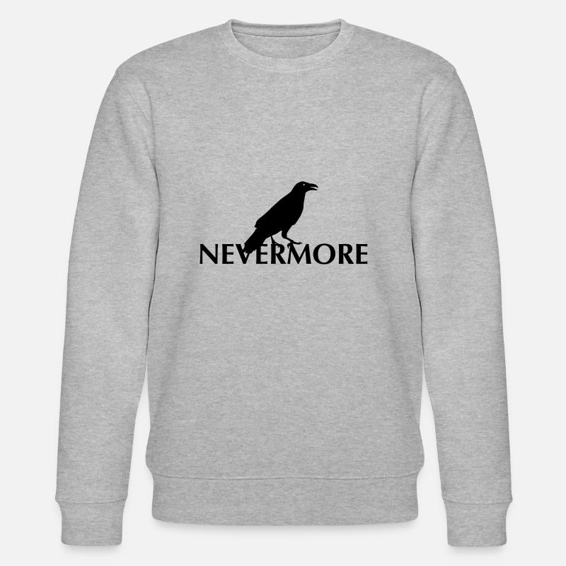 Nevermore-2 - Stanley/Stella Unisex Bio-Sweatshirt CHANGER  - Grau meliert