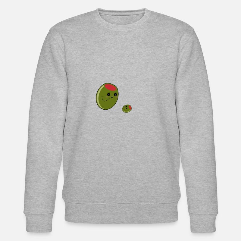 olive - Stanley/Stella Unisex Bio-Sweatshirt CHANGER  - Grau meliert