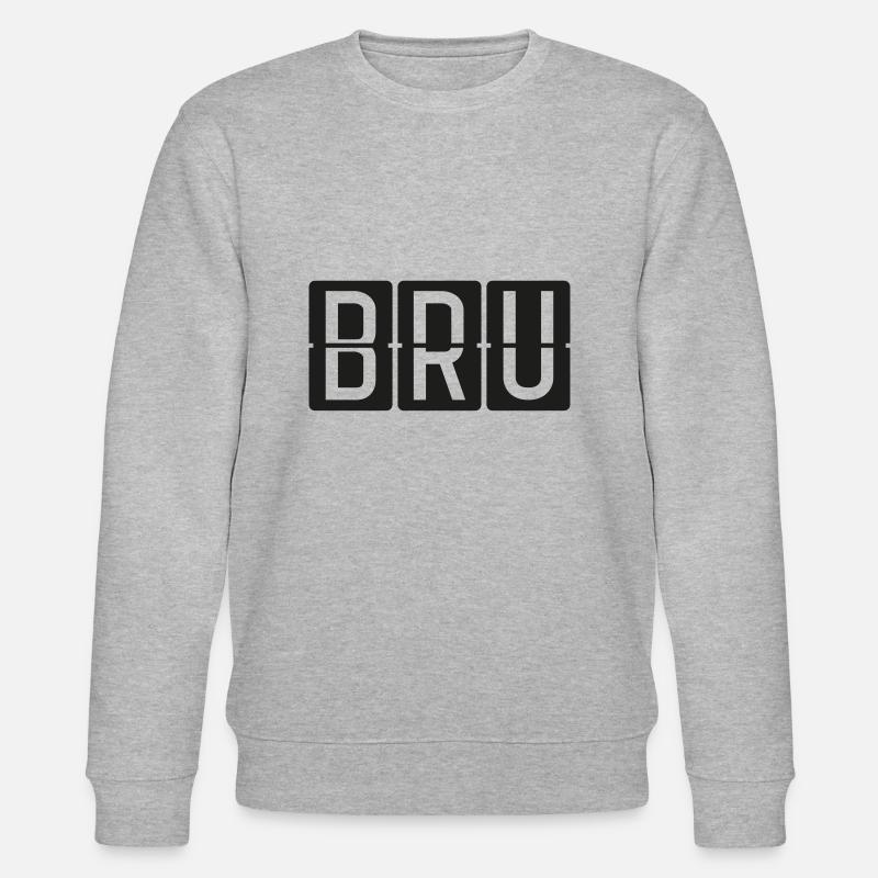 Brüssel - Stanley/Stella Unisex Bio-Sweatshirt CHANGER  - Grau meliert