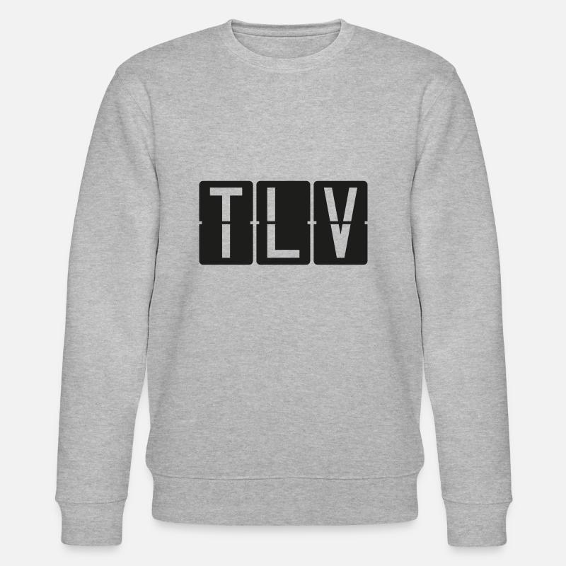 Tel Aviv - Stanley/Stella Unisex Bio-Sweatshirt CHANGER  - Grau meliert