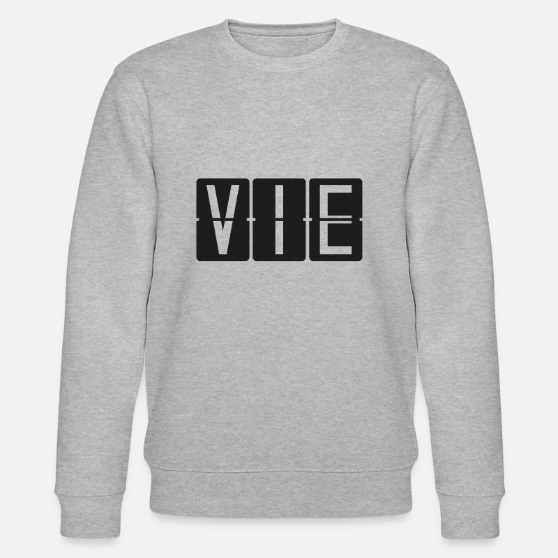 Wien - Stanley/Stella Unisex Bio-Sweatshirt CHANGER  - Grau meliert