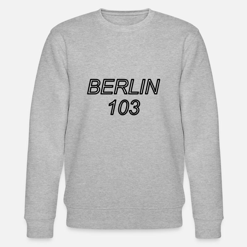 BERLIN 103 - Stanley/Stella Unisex Bio-Sweatshirt CHANGER  - Grau meliert
