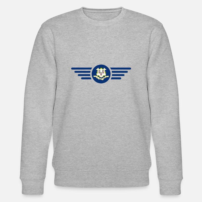Connecticut 2 - Stanley/Stella Unisex Bio-Sweatshirt CHANGER  - Grau meliert