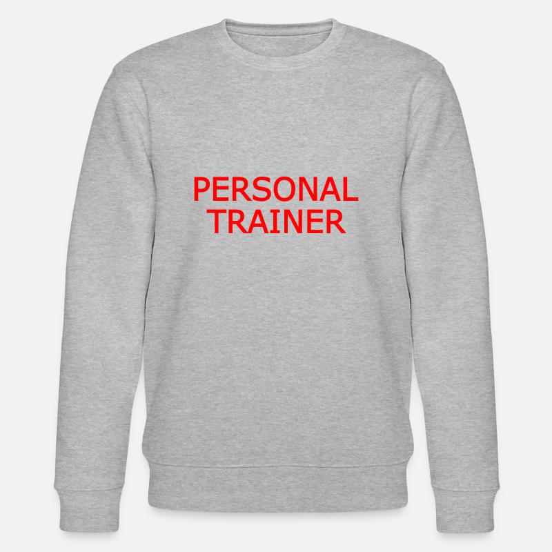 Personal trainer - Stanley/Stella Unisex Bio-Sweatshirt CHANGER  - Grau meliert