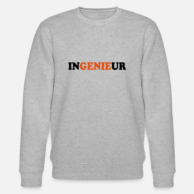 Ingenieur - Stanley/Stella Unisex Bio-Sweatshirt CHANGER  - Grau meliert