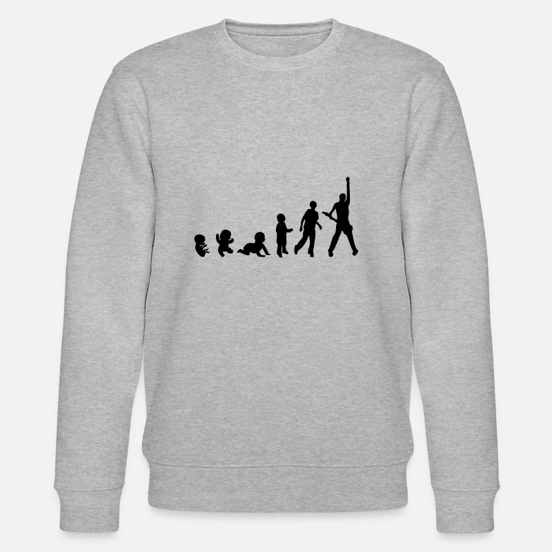 evolution homme passion metier rockeur - Sweat bio CHANGER Stanley/Stella Unisexe - gris chiné