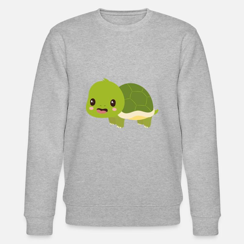 Schildkröte - Stanley/Stella Unisex Bio-Sweatshirt CHANGER  - Grau meliert