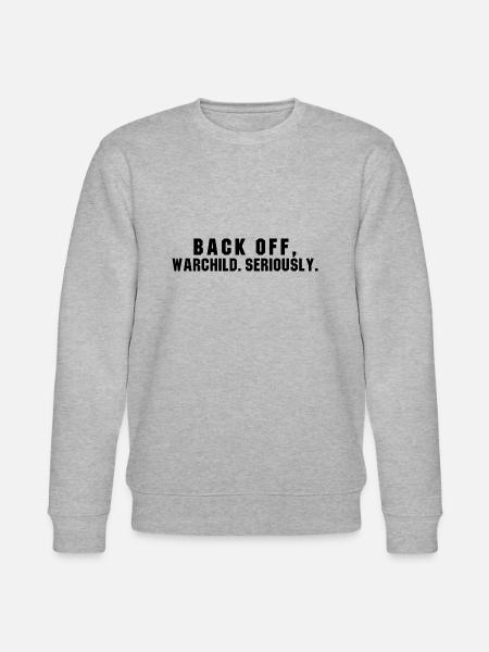 Terug van Warchild Seriously Point Break - Stanley/Stella Uniseks bio-sweatshirt CHANGER  - grijs gemêleerd
