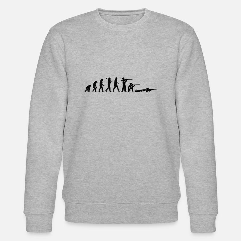 Evolution Schieße Full - Stanley/Stella Unisex Bio-Sweatshirt CHANGER  - Grau meliert