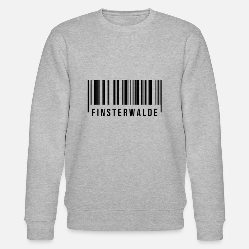 Finsterwalde Strichcode - Stanley/Stella Unisex Bio-Sweatshirt CHANGER  - Grau meliert