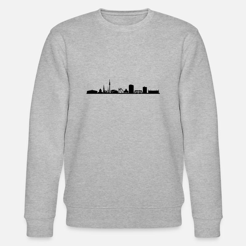 Skyline - Dortmund - Stanley/Stella Unisex Bio-Sweatshirt CHANGER  - Grau meliert