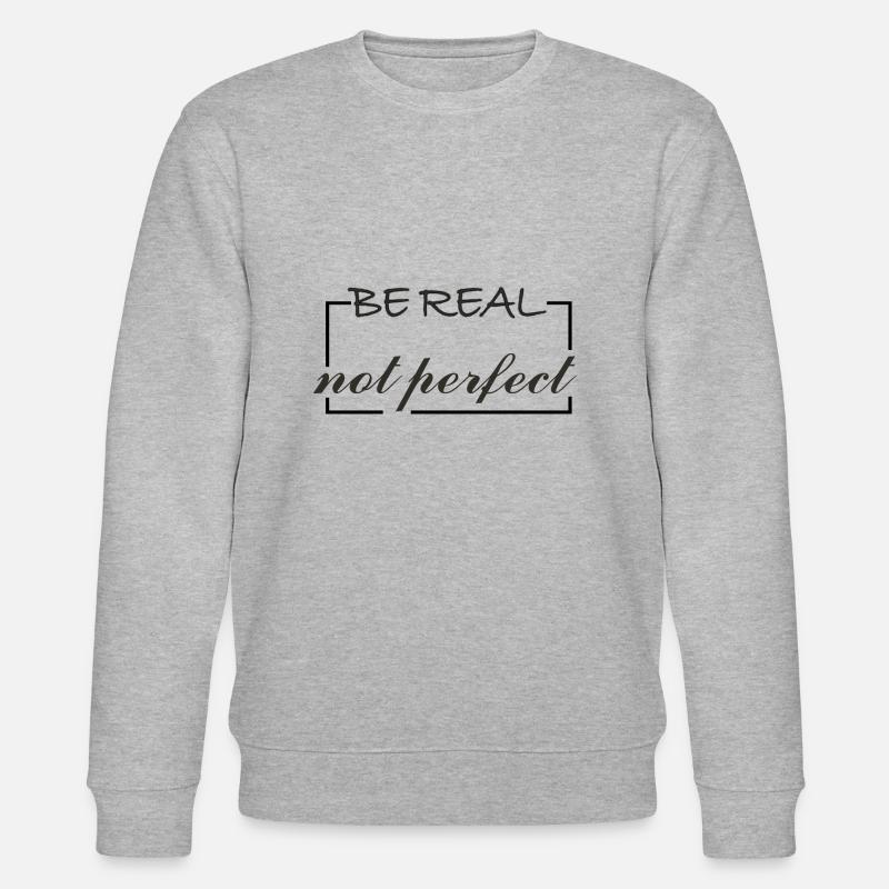 Sei echt - Stanley/Stella Unisex Bio-Sweatshirt CHANGER  - Grau meliert