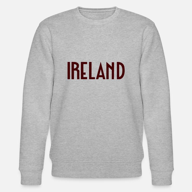 Irland - Stanley/Stella Unisex Bio-Sweatshirt CHANGER  - Grau meliert