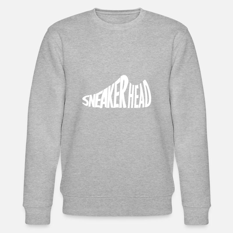 Sneaker Kopf Weiß - Stanley/Stella Unisex Bio-Sweatshirt CHANGER - Grau meliert