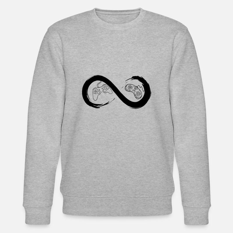 Unendliche Konsole - Stanley/Stella Unisex Bio-Sweatshirt CHANGER  - Grau meliert