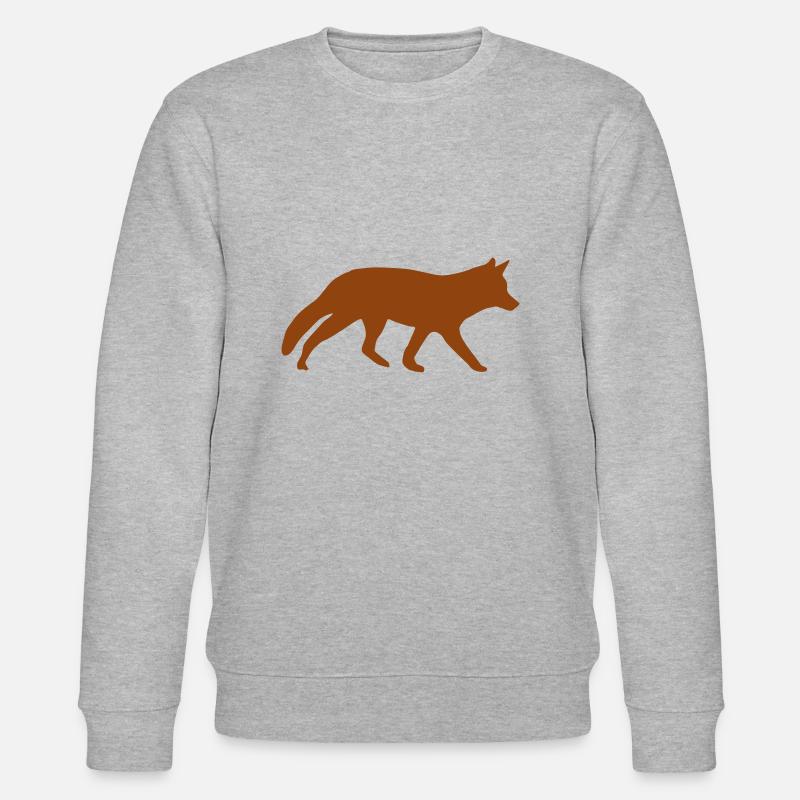 fuchs - Stanley/Stella Unisex Bio-Sweatshirt CHANGER  - Grau meliert