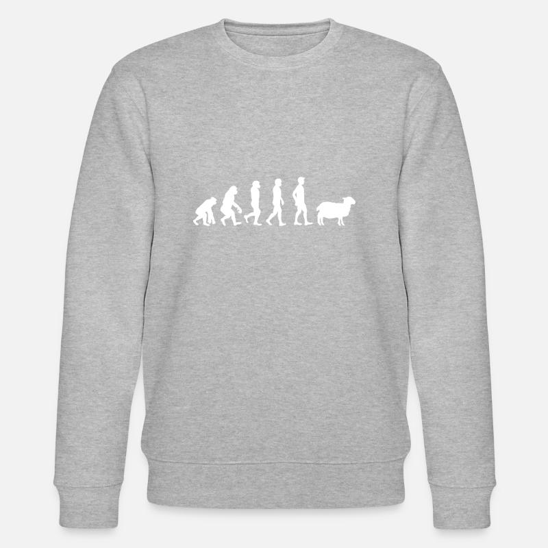 Evolution mouton - Sweat bio CHANGER Stanley/Stella Unisexe - gris chiné