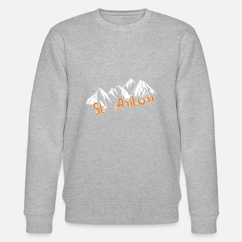 St. Anton - Stanley/Stella Unisex Bio-Sweatshirt CHANGER  - Grau meliert