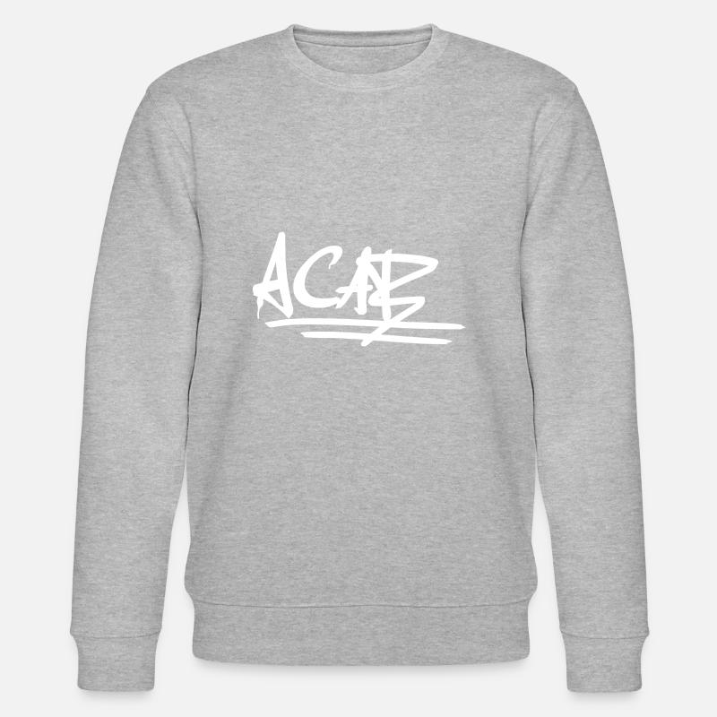 acab - Stanley/Stella Unisex Bio-Sweatshirt CHANGER - Grau meliert